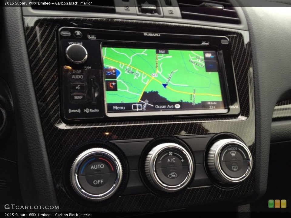 Carbon Black Interior Navigation for the 2015 Subaru WRX Limited #98174961