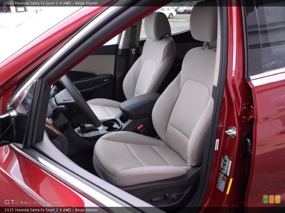 Beige Interior Front Seat for the 2015 Hyundai Santa Fe Sport 2.4 AWD #98176245