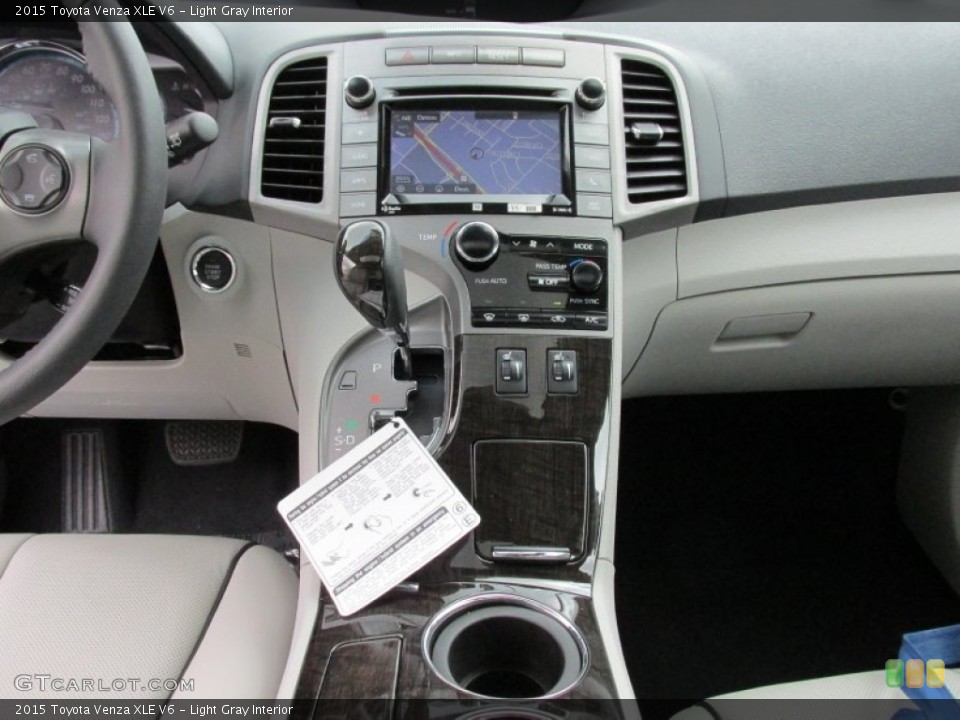 Light Gray Interior Controls for the 2015 Toyota Venza XLE V6 #98176908