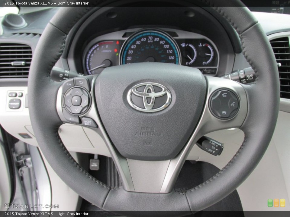 Light Gray Interior Steering Wheel for the 2015 Toyota Venza XLE V6 #98177004