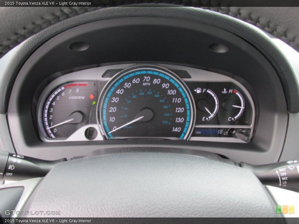Light Gray Interior Gauges for the 2015 Toyota Venza XLE V6 #98177019
