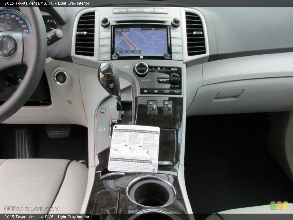 Light Gray Interior Controls for the 2015 Toyota Venza XLE V6 #98177478