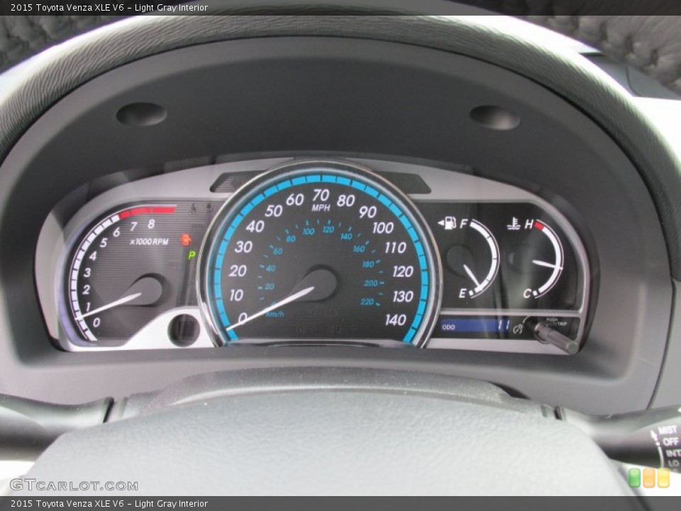 Light Gray Interior Gauges for the 2015 Toyota Venza XLE V6 #98177583