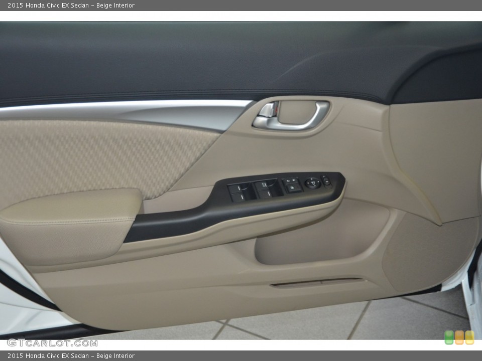 Beige Interior Door Panel for the 2015 Honda Civic EX Sedan #98184000