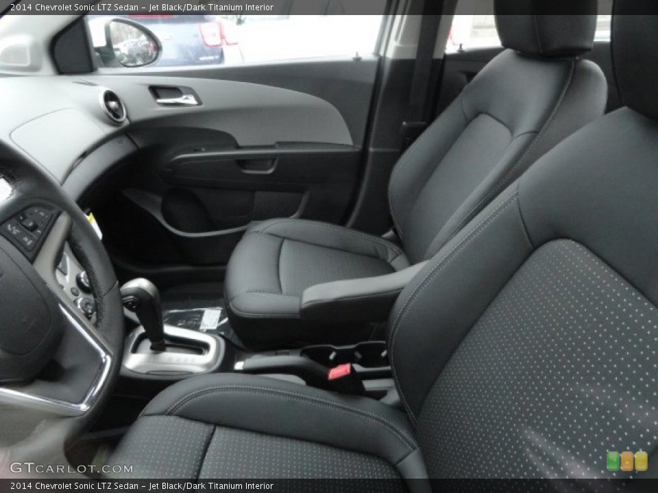 Jet Black/Dark Titanium Interior Photo for the 2014 Chevrolet Sonic LTZ Sedan #98184051