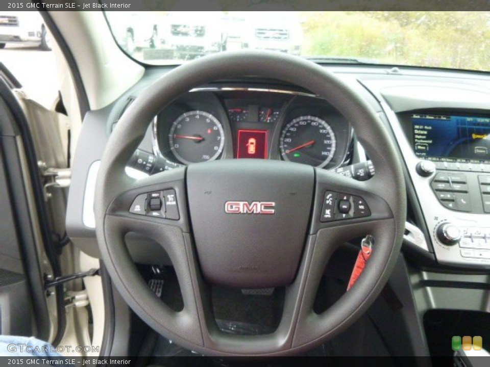 Jet Black Interior Steering Wheel for the 2015 GMC Terrain SLE #98184132