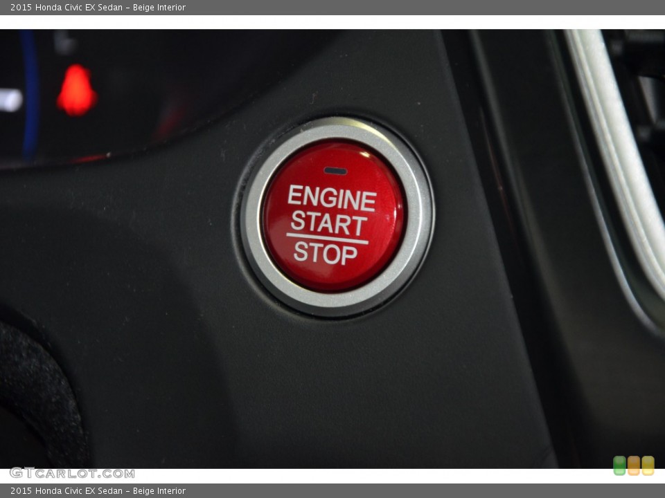Beige Interior Controls for the 2015 Honda Civic EX Sedan #98184675