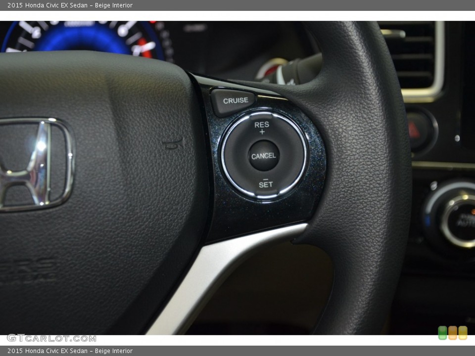 Beige Interior Controls for the 2015 Honda Civic EX Sedan #98184831