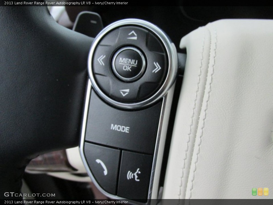 Ivory/Cherry Interior Controls for the 2013 Land Rover Range Rover Autobiography LR V8 #98185014