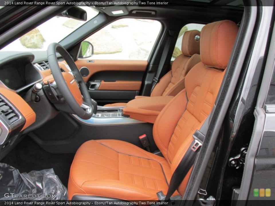 Ebony/Tan Autobiography Two Tone Interior Front Seat for the 2014 Land Rover Range Rover Sport Autobiography #98187312