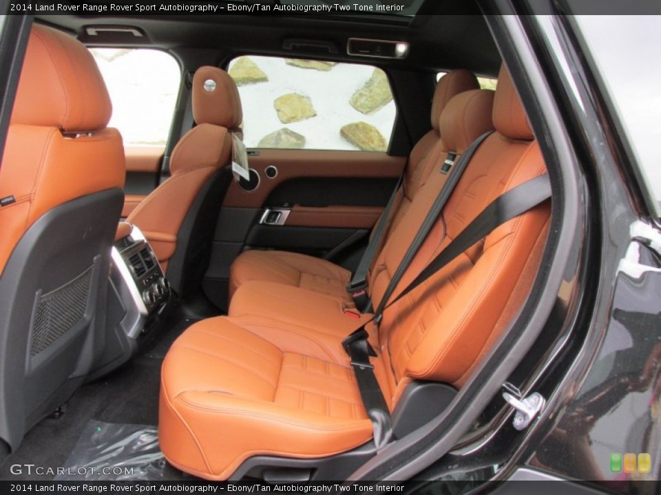 Ebony/Tan Autobiography Two Tone Interior Rear Seat for the 2014 Land Rover Range Rover Sport Autobiography #98187336