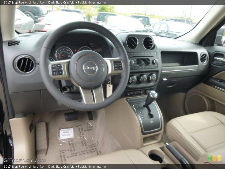 Dark Slate Gray/Light Pebble Beige Interior Prime Interior for the 2015 Jeep Patriot Limited 4x4 #98187495