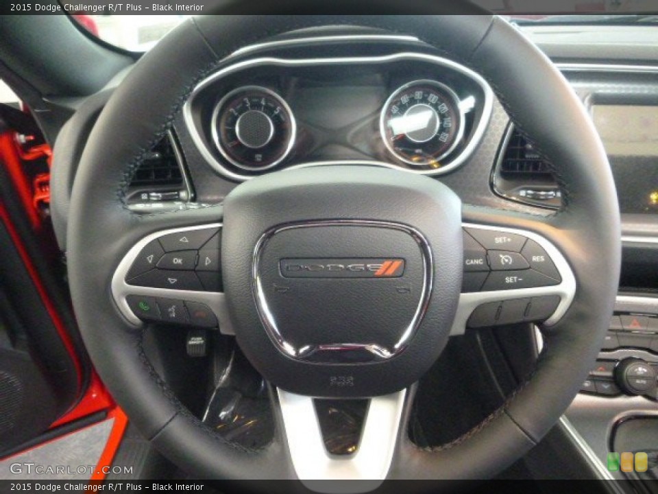 Black Interior Steering Wheel for the 2015 Dodge Challenger R/T Plus #98187576