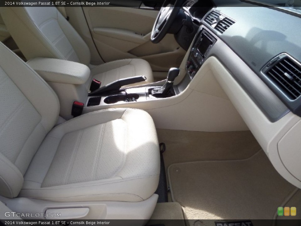 Cornsilk Beige Interior Front Seat for the 2014 Volkswagen Passat 1.8T SE #98188914