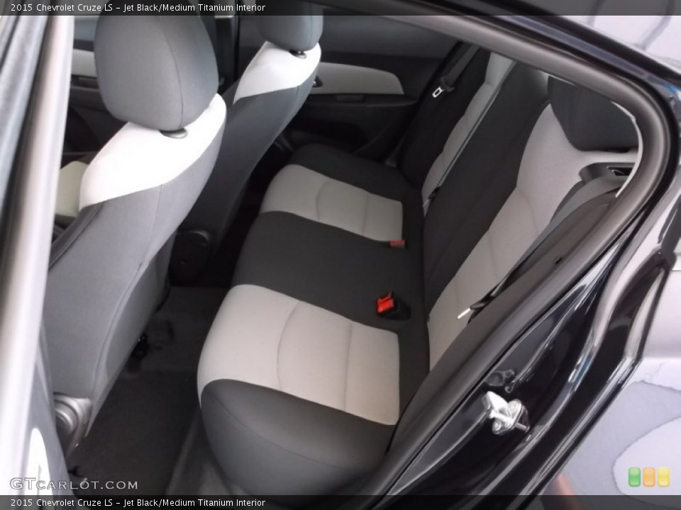 Jet Black/Medium Titanium Interior Rear Seat for the 2015 Chevrolet Cruze LS #98190828