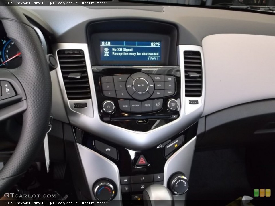 Jet Black/Medium Titanium Interior Controls for the 2015 Chevrolet Cruze LS #98190867