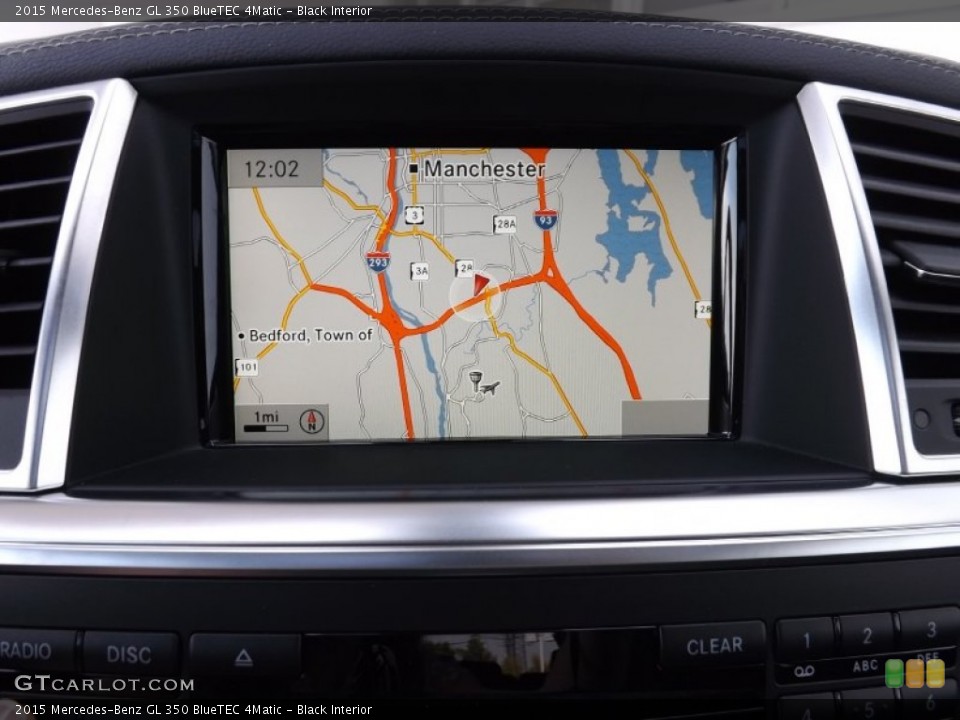Black Interior Navigation for the 2015 Mercedes-Benz GL 350 BlueTEC 4Matic #98192346