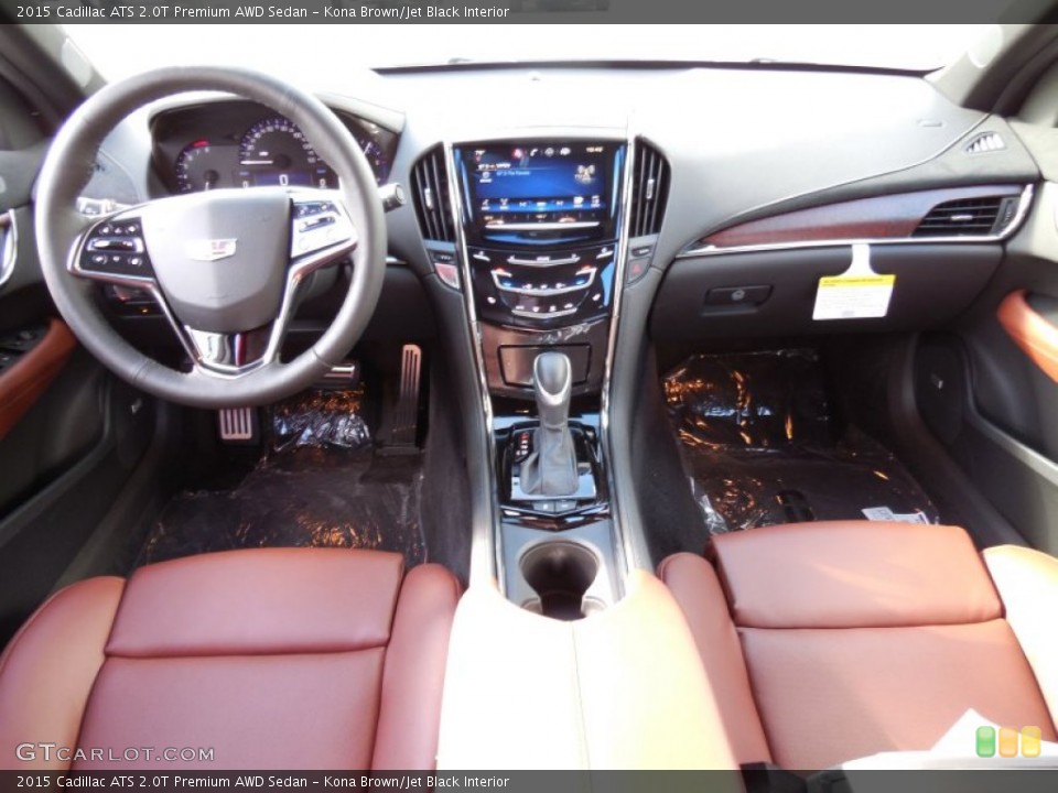 Kona Brown/Jet Black Interior Dashboard for the 2015 Cadillac ATS 2.0T Premium AWD Sedan #98196369