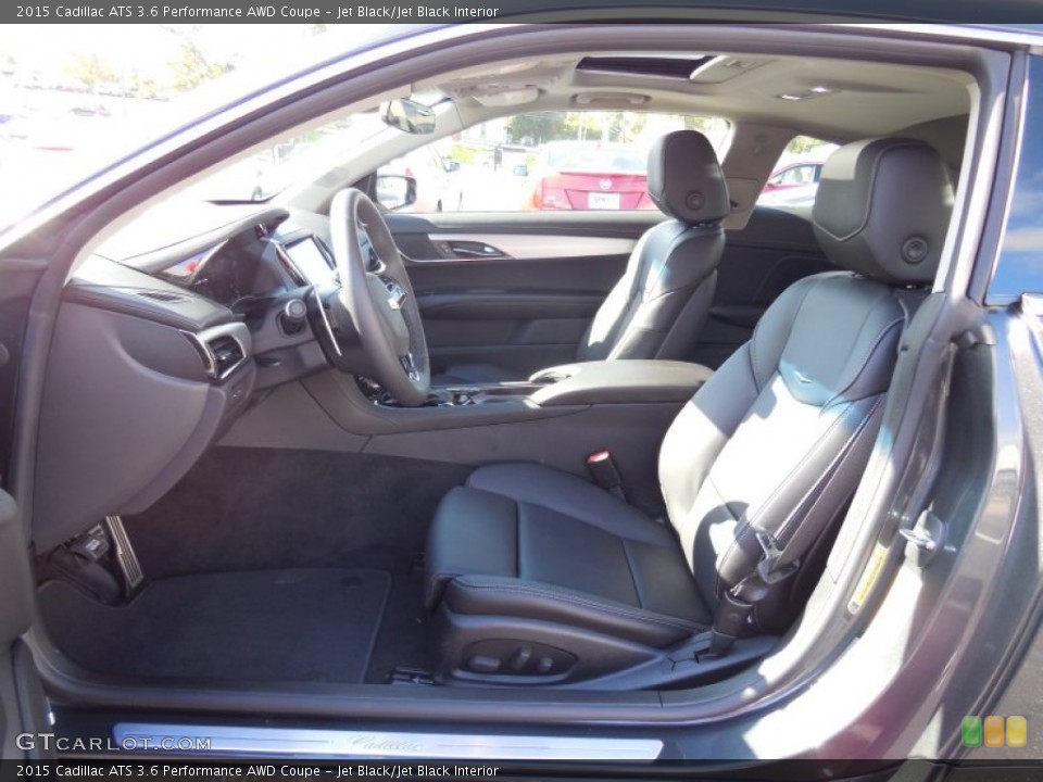 Jet Black/Jet Black Interior Front Seat for the 2015 Cadillac ATS 3.6 Performance AWD Coupe #98196675