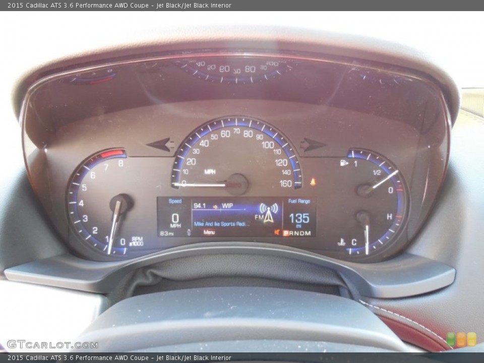 Jet Black/Jet Black Interior Gauges for the 2015 Cadillac ATS 3.6 Performance AWD Coupe #98196834