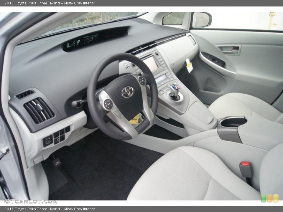 Misty Gray Interior Photo for the 2015 Toyota Prius Three Hybrid #98203686