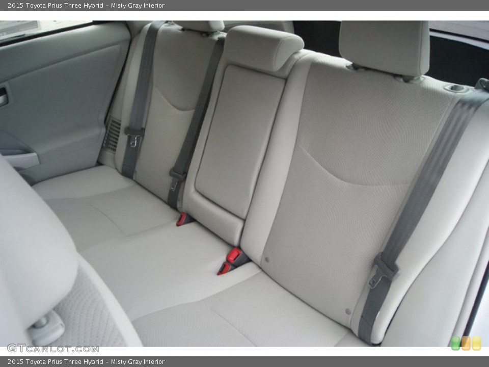 Misty Gray Interior Rear Seat for the 2015 Toyota Prius Three Hybrid #98203731