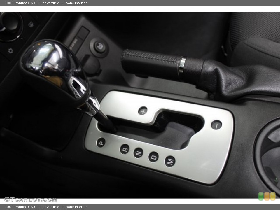 Ebony Interior Transmission for the 2009 Pontiac G6 GT Convertible #98207820