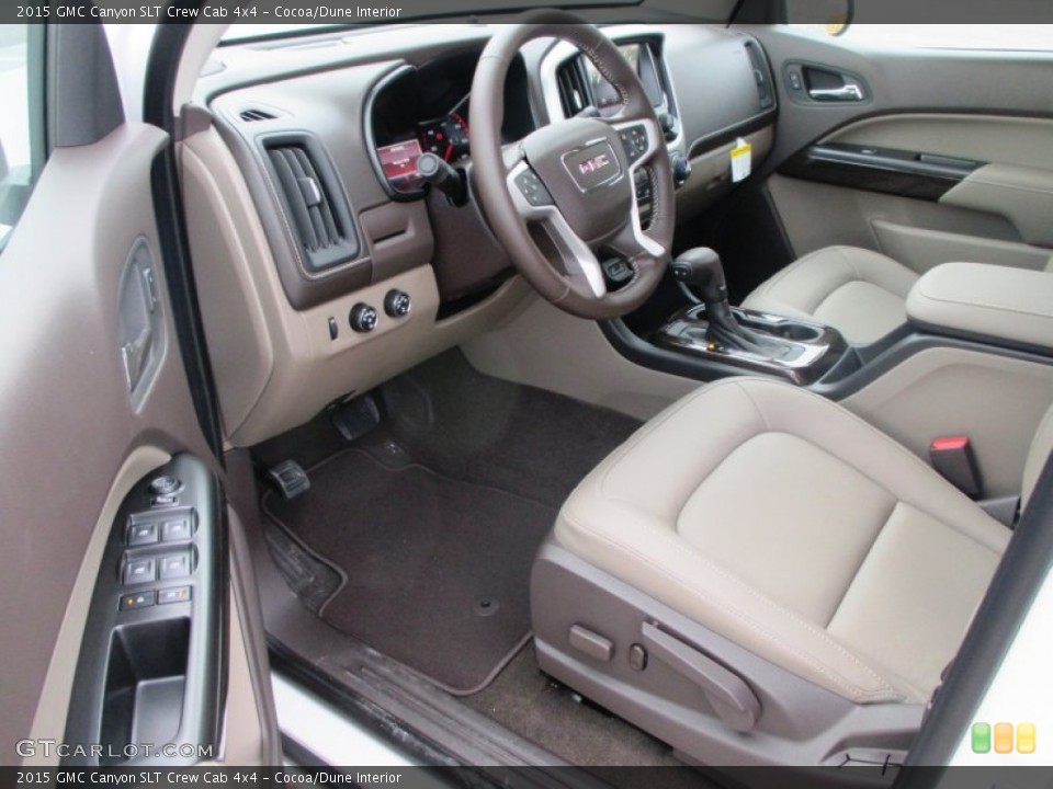 Cocoa/Dune Interior Photo for the 2015 GMC Canyon SLT Crew Cab 4x4 #98208279