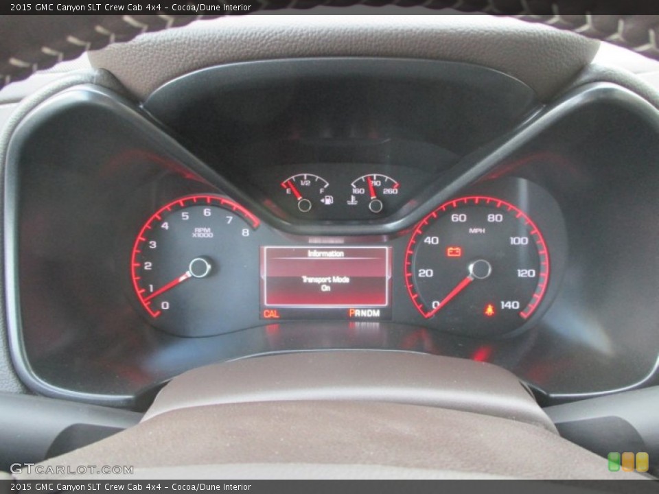 Cocoa/Dune Interior Gauges for the 2015 GMC Canyon SLT Crew Cab 4x4 #98208645