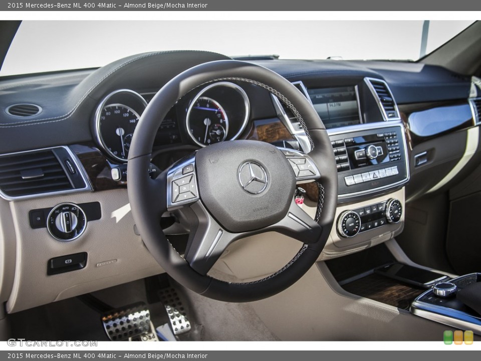 Almond Beige/Mocha Interior Dashboard for the 2015 Mercedes-Benz ML 400 4Matic #98212623