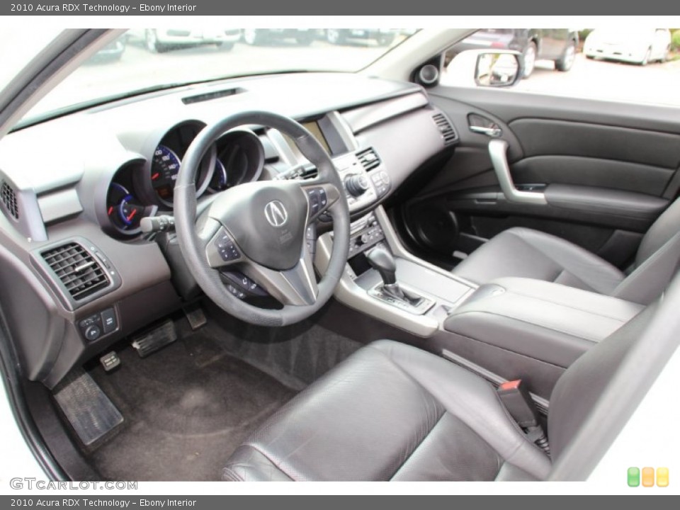 Ebony Interior Photo for the 2010 Acura RDX Technology #98220923
