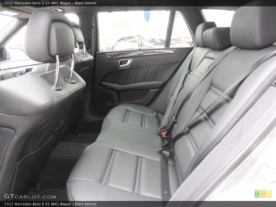 Black Interior Rear Seat for the 2012 Mercedes-Benz E 63 AMG Wagon #98222651