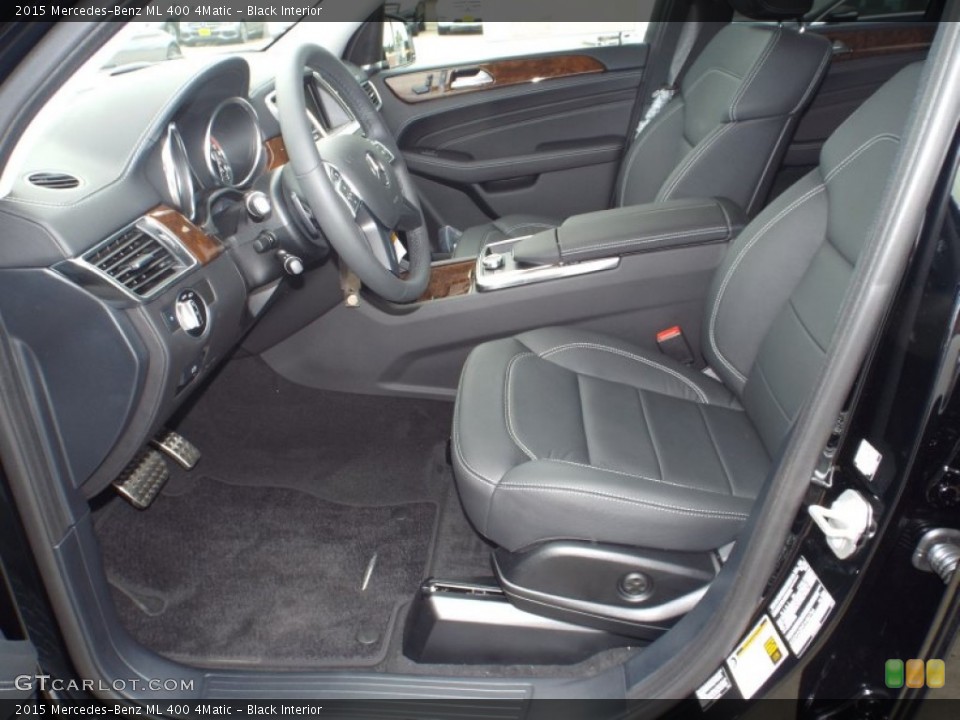 Black 2015 Mercedes-Benz ML Interiors