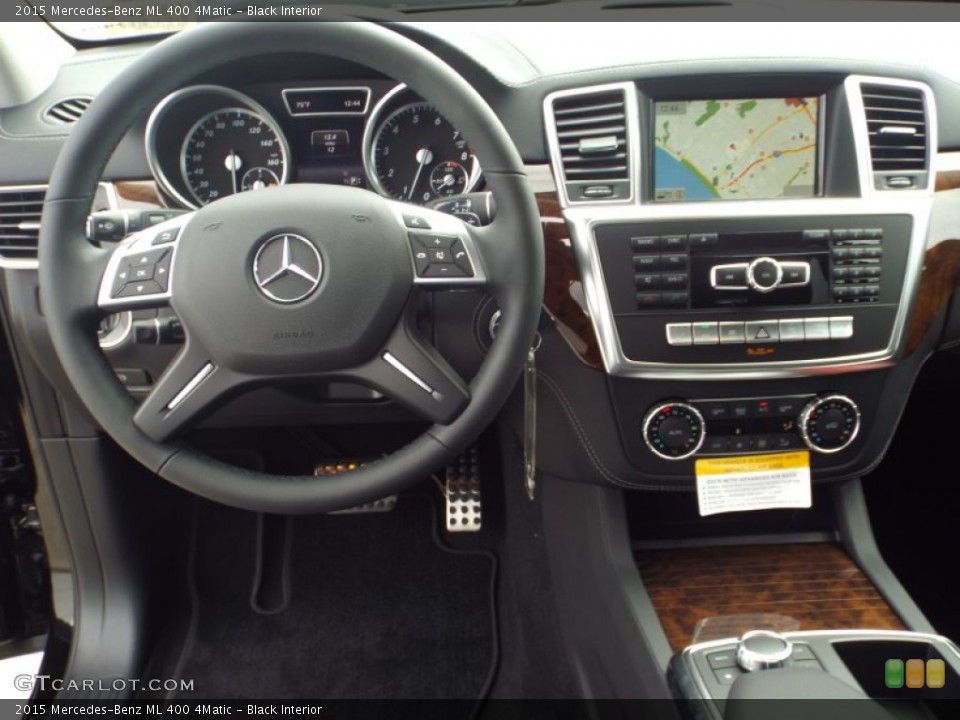 Black Interior Dashboard for the 2015 Mercedes-Benz ML 400 4Matic #98225252