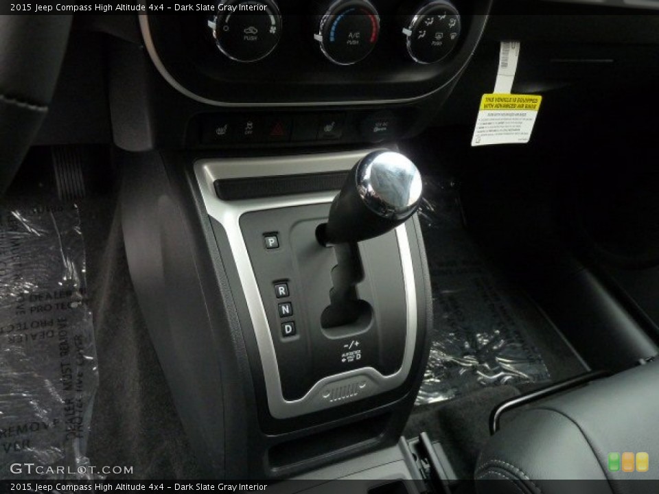 Dark Slate Gray Interior Transmission for the 2015 Jeep Compass High Altitude 4x4 #98227133
