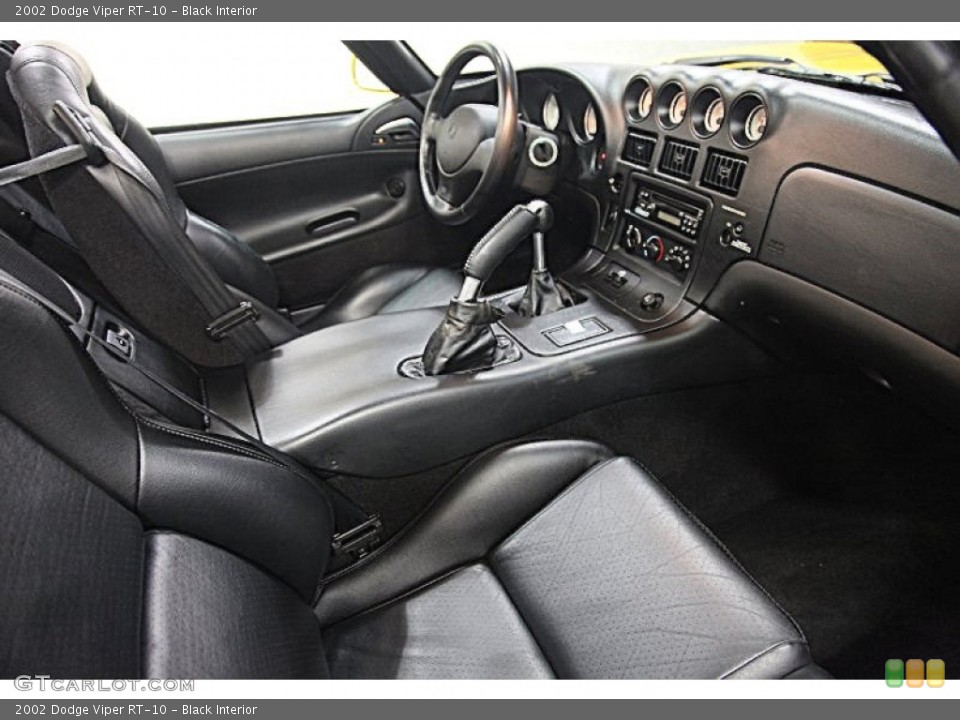 Black Interior Dashboard for the 2002 Dodge Viper RT-10 #98228513