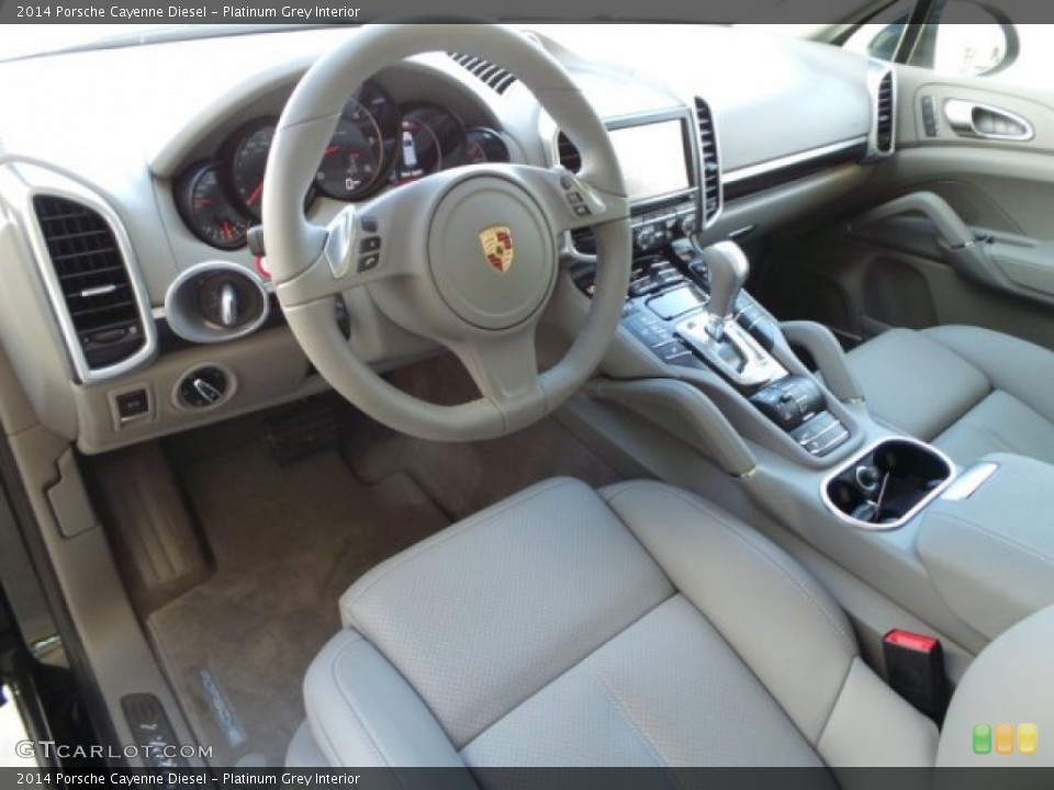 Platinum Grey Interior Prime Interior for the 2014 Porsche Cayenne Diesel #98231543