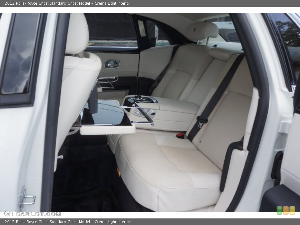 Creme Light Interior Rear Seat for the 2012 Rolls-Royce Ghost  #98232239