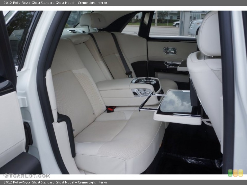 Creme Light Interior Rear Seat for the 2012 Rolls-Royce Ghost  #98232593