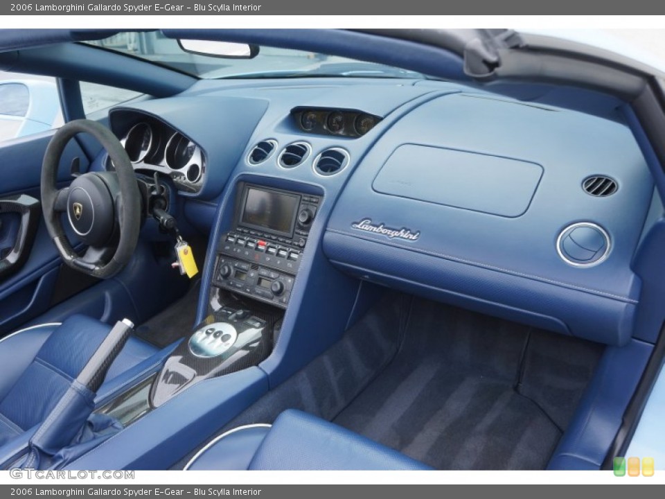 Blu Scylla Interior Dashboard for the 2006 Lamborghini Gallardo Spyder E-Gear #98236721