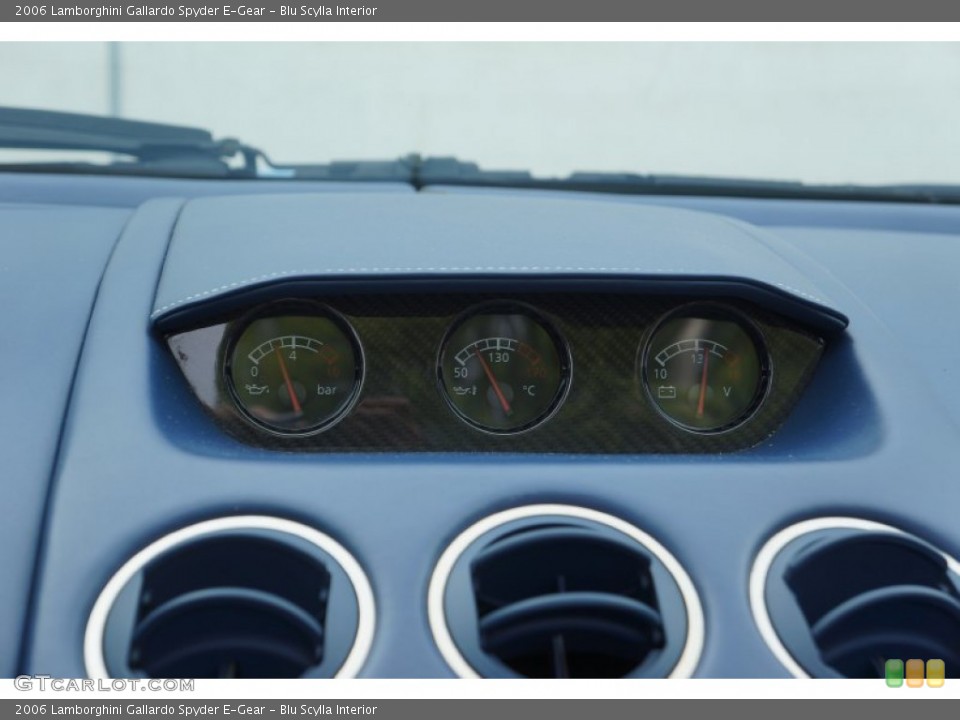 Blu Scylla Interior Gauges for the 2006 Lamborghini Gallardo Spyder E-Gear #98236844