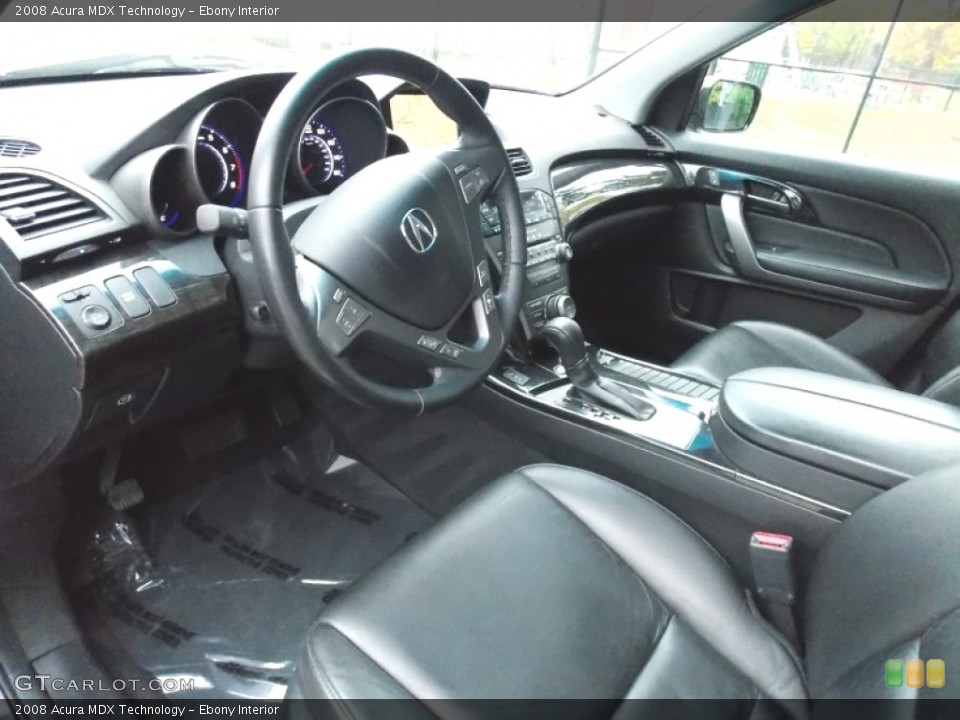 Ebony Interior Photo for the 2008 Acura MDX Technology #98237617