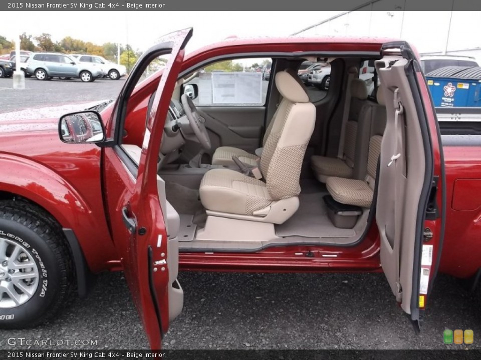 Beige Interior Photo for the 2015 Nissan Frontier SV King Cab 4x4 #98238617