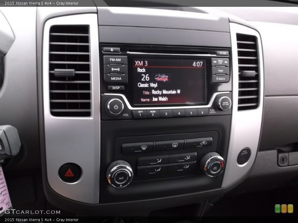 Gray Interior Controls for the 2015 Nissan Xterra S 4x4 #98240018