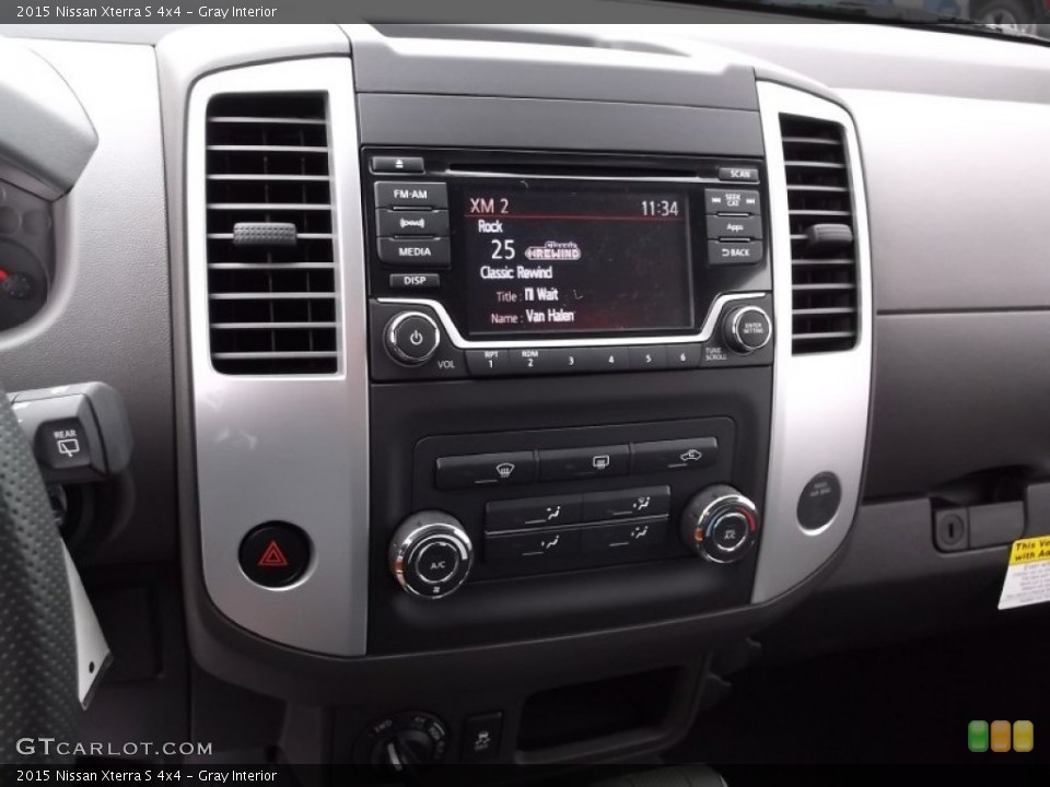 Gray Interior Controls for the 2015 Nissan Xterra S 4x4 #98240387