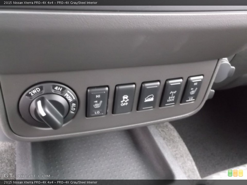 PRO-4X Gray/Steel Interior Controls for the 2015 Nissan Xterra PRO-4X 4x4 #98240796