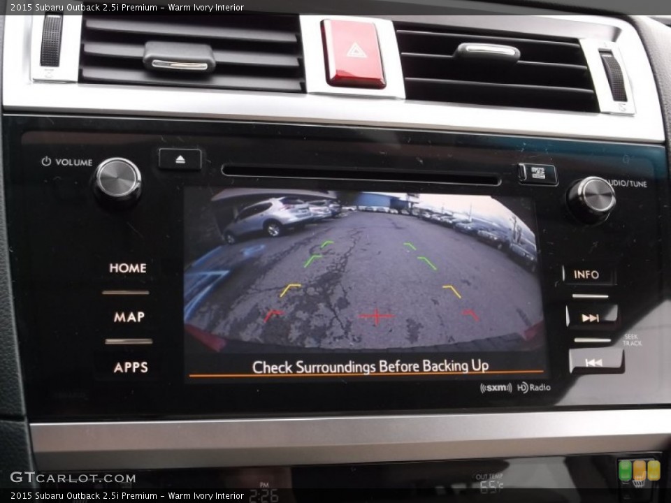 Warm Ivory Interior Controls for the 2015 Subaru Outback 2.5i Premium #98244497