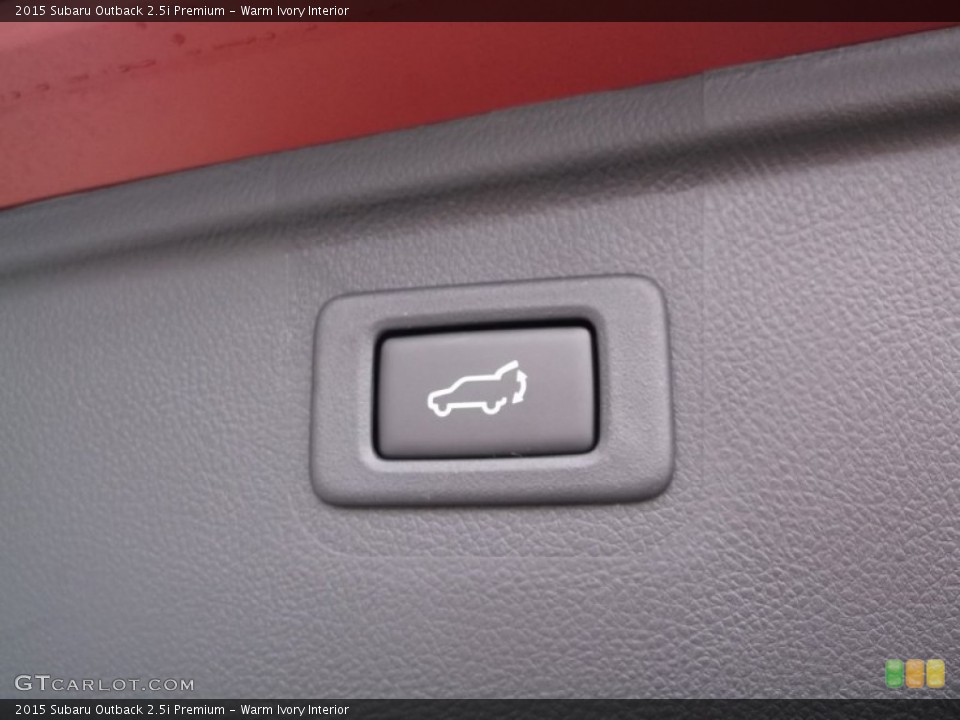 Warm Ivory Interior Controls for the 2015 Subaru Outback 2.5i Premium #98244554
