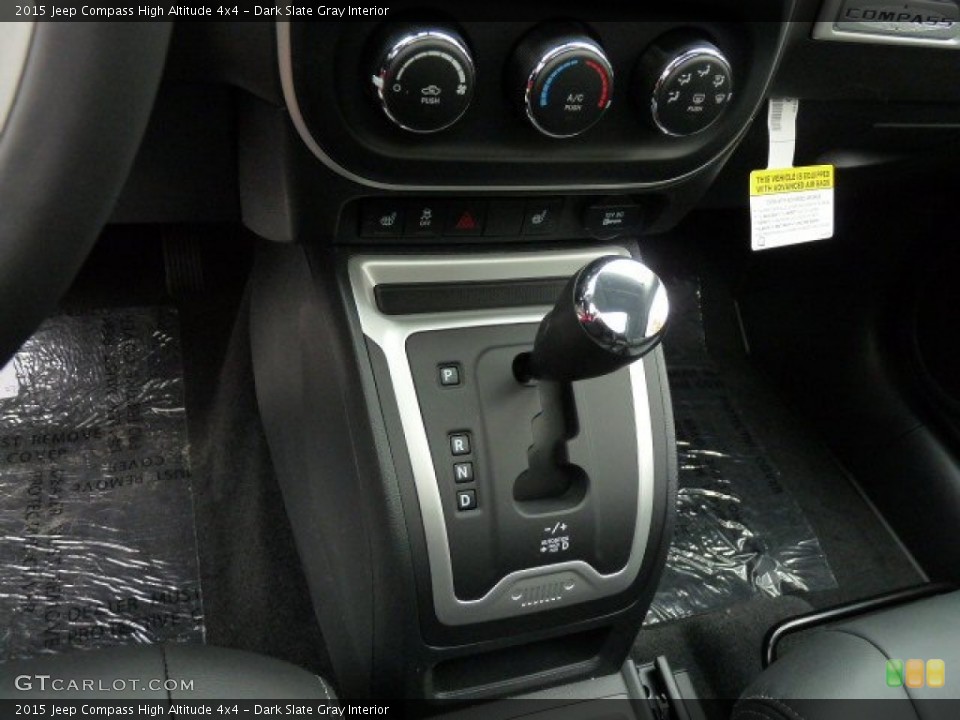 Dark Slate Gray Interior Transmission for the 2015 Jeep Compass High Altitude 4x4 #98248463