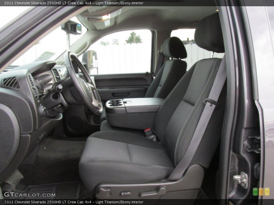 Light Titanium/Ebony Interior Photo for the 2011 Chevrolet Silverado 2500HD LT Crew Cab 4x4 #98253300